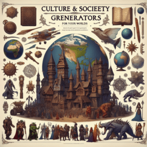 Generadores de culturas y sociedades para tus mundos