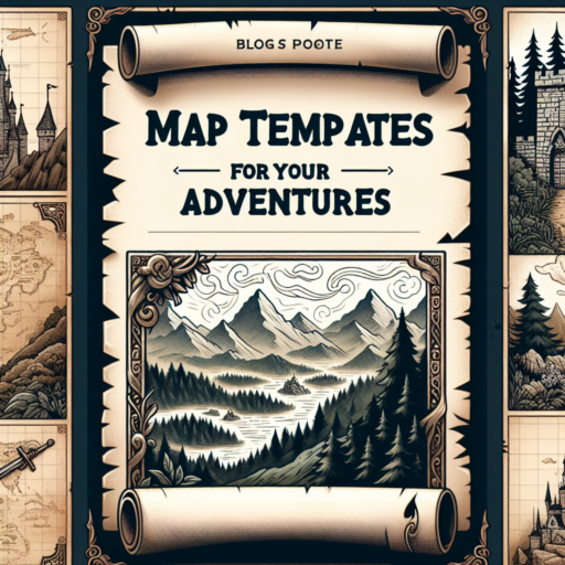 Plantillas de mapas para tus aventuras