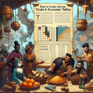 Cómo crear y usar tablas de comercio y economía