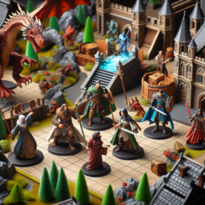 Guía de uso de miniaturas y escenografía en juegos de rol