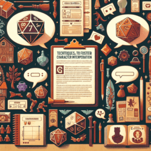 Técnicas para fomentar el roleplay y la interpretación de personajes