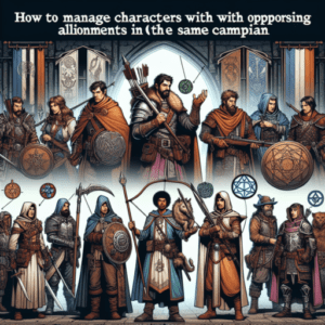 Cómo gestionar personajes con alineamientos opuestos en una misma campaña