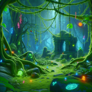 Construcción de una selva mágica llena de secretos