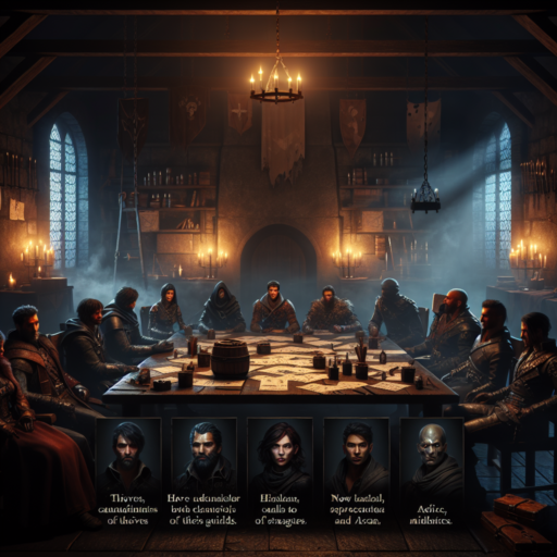 Plantillas para el diseño de gremios de ladrones y asesinos