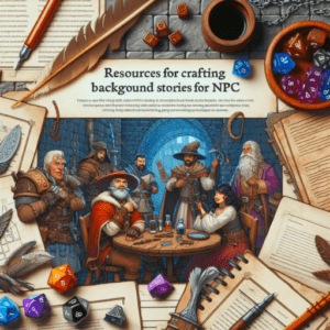 Recursos para la creación de historias de fondo para NPCs