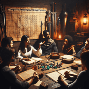 Técnicas para narrar el desarrollo de habilidades y poderes de los personajes