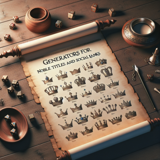 Generadores de títulos nobiliarios y rangos sociales