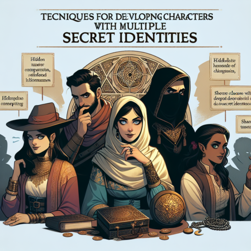 Técnicas para desarrollar personajes con múltiples identidades secretas